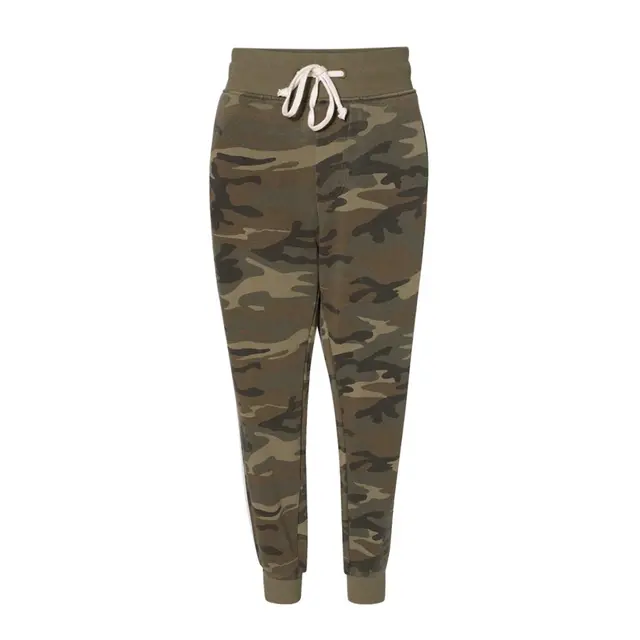Customizable Alternative Campus Burnout French Terry Joggers 8625 Camo Front