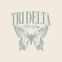 Delta Delta Delta Butterfly Illustration Bid Day Crewneck