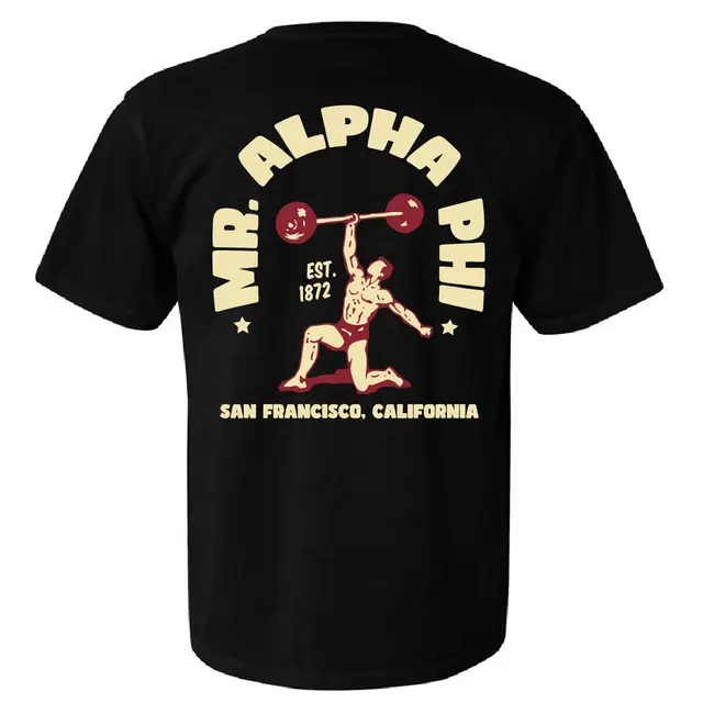 Alpha Phi Strongman Graphic PR Shirt 2