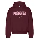 Pre-Dental Society Pink Block Text PR Hoodie 2