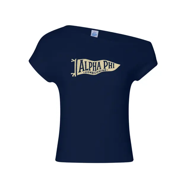 Alpha Phi Vintage Banner Homecoming Shirt 2