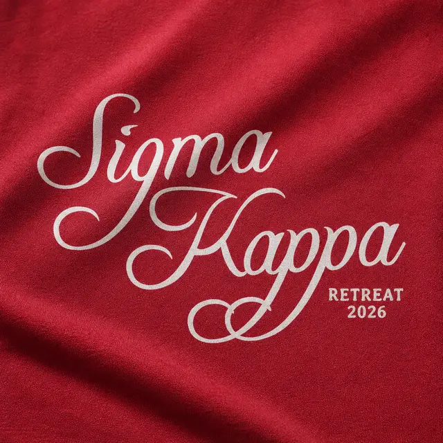Sigma Kappa Flowing Script Retreat Sweater