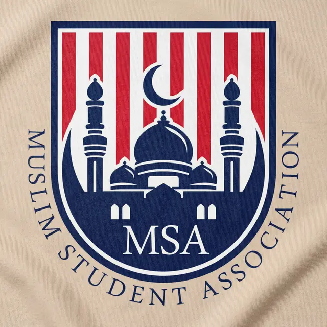 Muslim Student Association Mosque Illustration PR Crewneck
