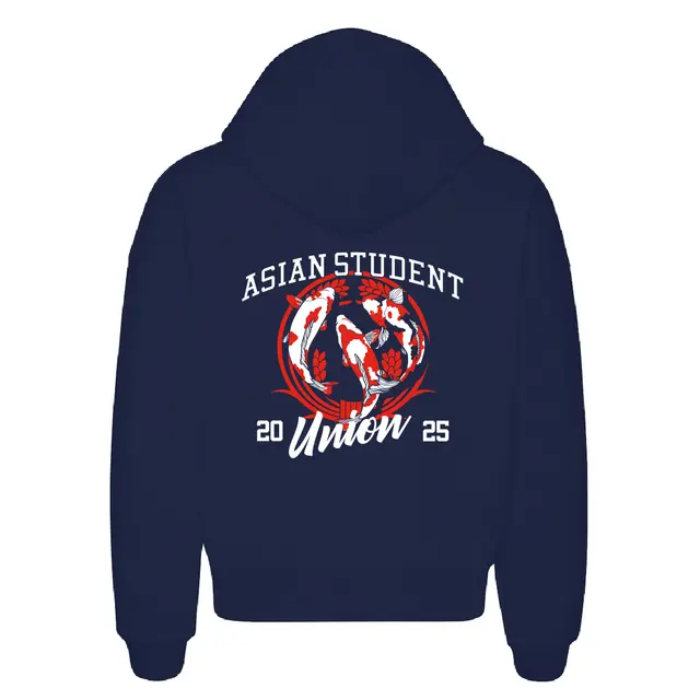 Asian Student Union Koi Fish Circle PR Hoodie 2