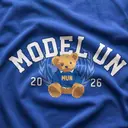 Model United Nations Teddy Bear Illustration PR Shirt