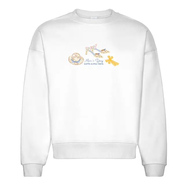 Kappa Alpha Theta Floral Illustration Moms Day Sweater 2