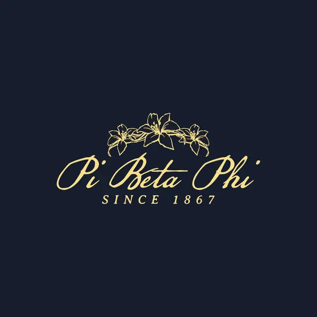 Pi Beta Phi Elegant Floral Script PR Tank
