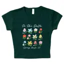 Pi Phi Delta Floral Grid Spring Rush Shirt 2