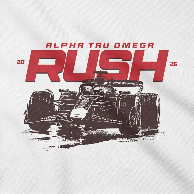 Alpha Tau Omega Racing Car Rush Hoodie