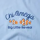 Chi Omega Playful Clownfish Big Little Reveal Tank