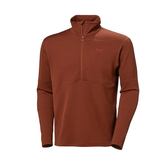 Helly Hansen  Evolved Air 1/2-Zip Midlayer Iron Oxide Front