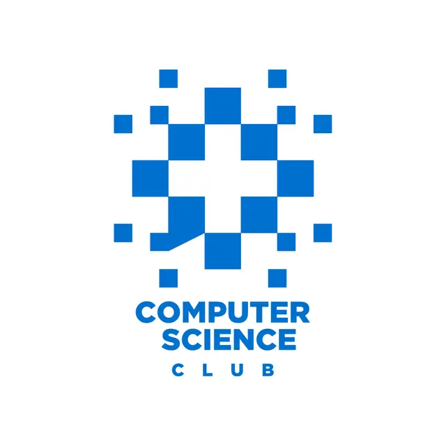 Computer Science Club Blue Pixel Design PR Shirt