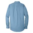 Port Authority Long Sleeve Carefree Poplin Shirt Carolina Blue Back