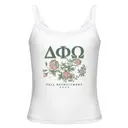 Delta Phi Omega Floral Text Fall Recruitment Tank 2