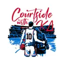 Kappa Delta Hand Drawn Illustration Courtside Date Party Shirt