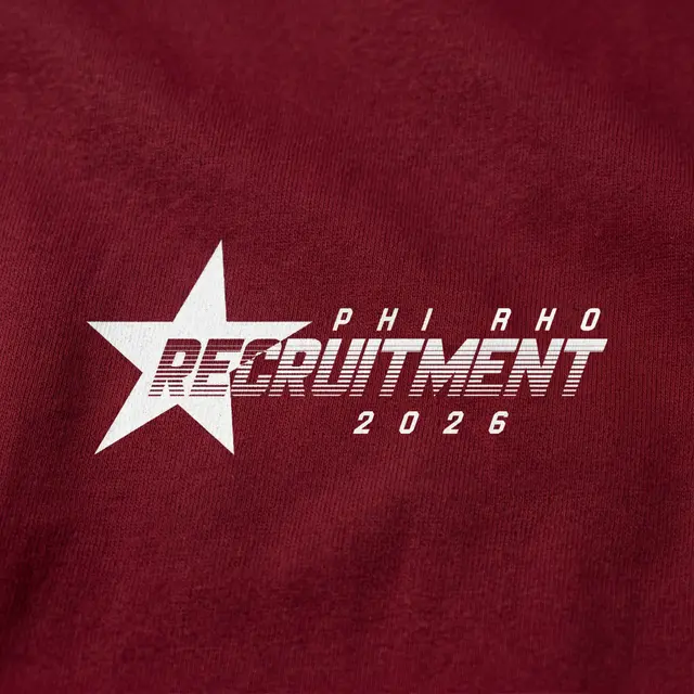 Phi Sigma Rho Star Graphic Recruitment Shirt