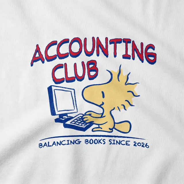 Accounting Club Cartoon Character Computer Graphic PR Sweater