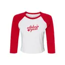 Alpha Gamma Delta Cherry Text Big Little Reveal Shirt 2