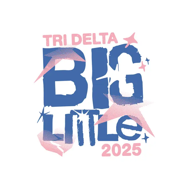 Delta Delta Delta Bold Stars Big Little Reveal Tank