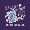 Alpha Xi Delta Ferris Wheel and Carousel Retreat Shirt