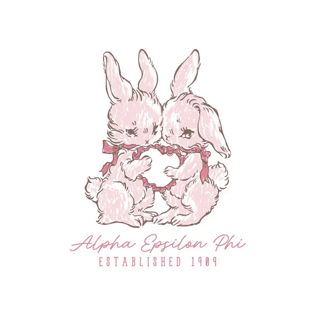 Alpha Epsilon Phi Cute Bunny Duo PR Tank