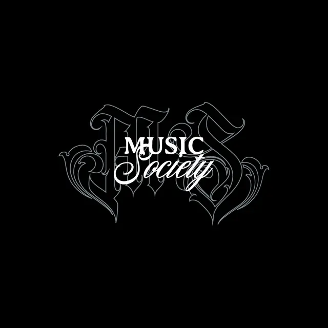 Music Society Elegant Script and Gothic PR Shirt