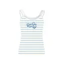 Delta Gamma Flowing Script Heart Graphic PR Tank 2