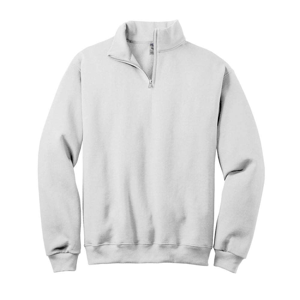 Jerzees Nublend Quarter-Zip Cadet Collar Sweatshirt | Fresh