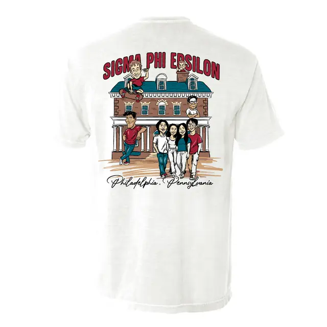 Sigma Phi Epsilon House Illustration PR Shirt 2