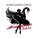 Kappa Alpha Theta Elegant Swan Airbrand Crewneck