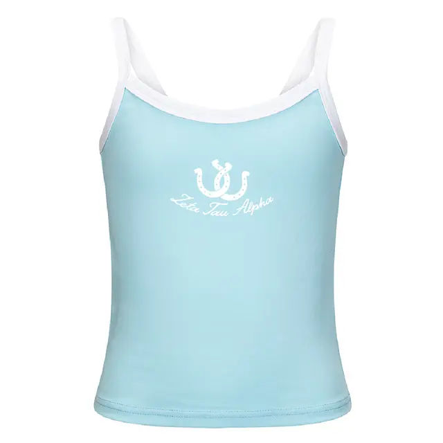 Zeta Tau Alpha Horseshoe Script PR Tank 2