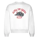 Alpha Chi Omega Floral Cowboy Hat Rush Sweater 2