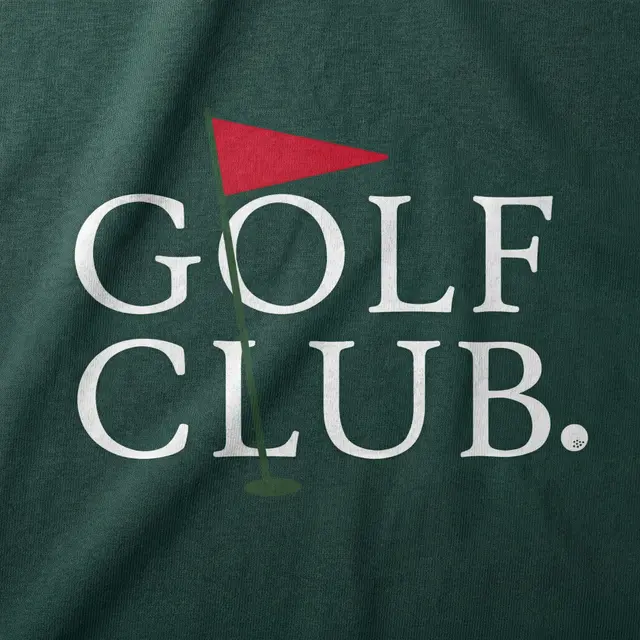 Golf Club Golf Flag Outline Text PR Sweater