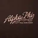 Alpha Phi Hand Drawn Leaves Fall Date Party Shirt