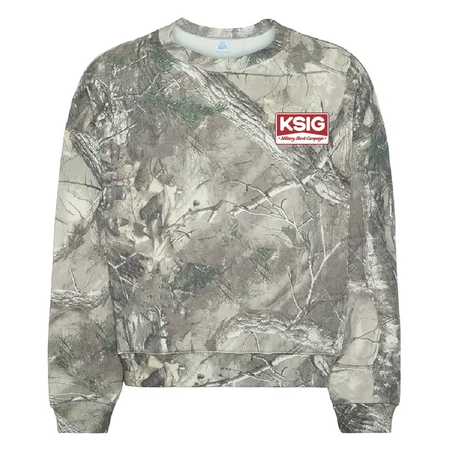 Kappa Sigma Bold Block Camo Philanthropy Crewneck 2