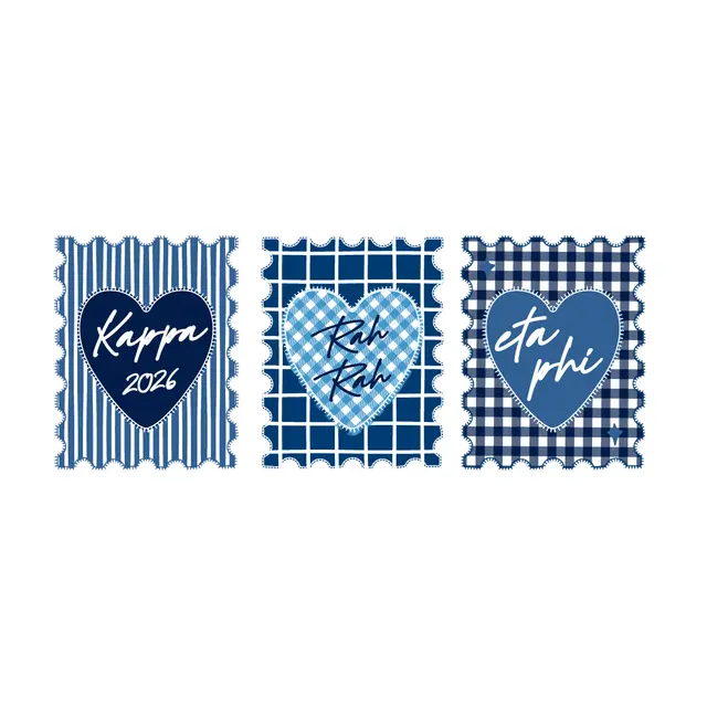 Kappa Delta Heart Pattern PR Shirt