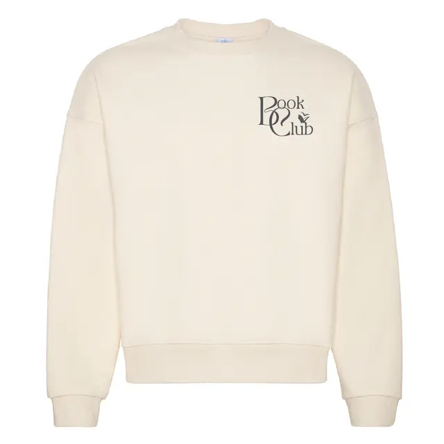 Book Club Elegant Script and Book Graphic PR Crewneck 2