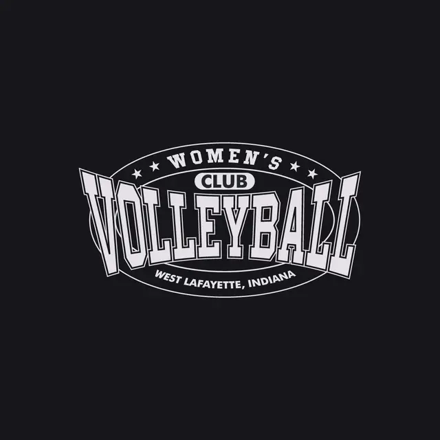Women's Club Volleyball Bold Lettering PR Shirt