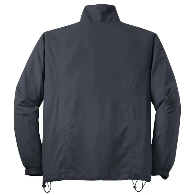 Sport-Tek Full-zip Wind Jacket jst70 Graphite Back