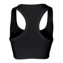 Customizable Bella + Canvas Ladies' Nylon Spandex Sports Bra 970 Black Back