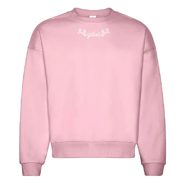 Zeta Phi Beta Floral Swirl Text PR Crewneck 2