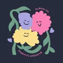 Alpha Sigma Alpha Cute Flowers Parents Weekend Crewneck