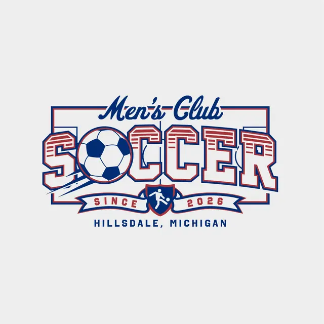 Men's Soccer Bold Lettering Soccer Ball PR Sweater