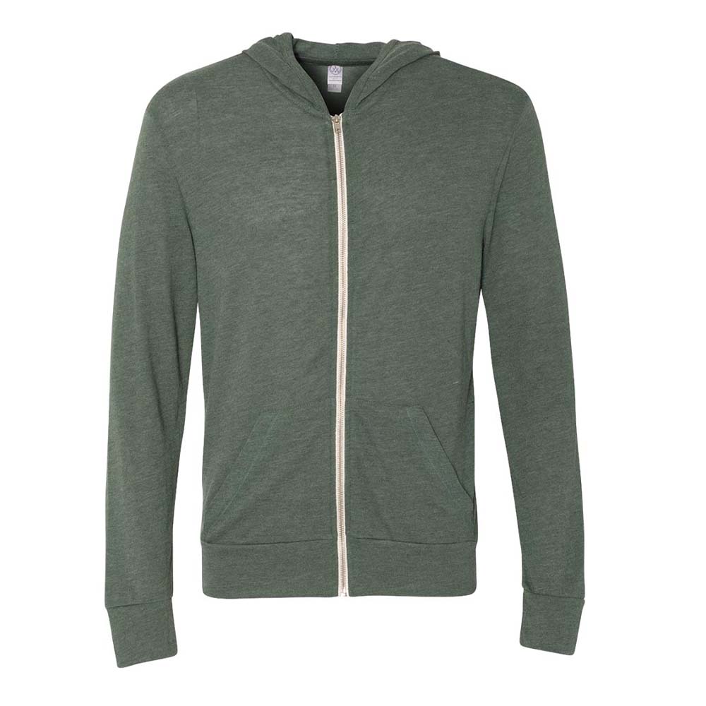 Alternative Unisex Eco-Jersey Zip Hoodie | Fresh Prints