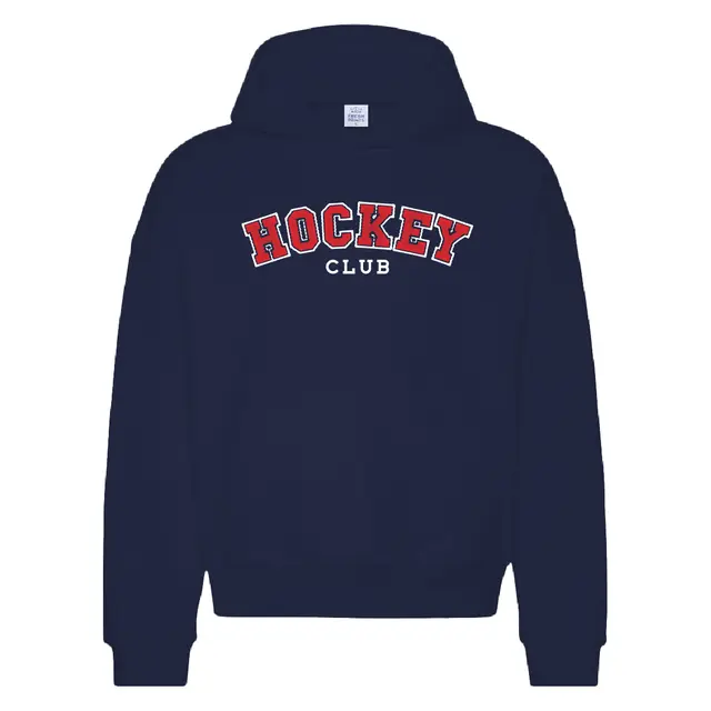 Hockey Club Bold Block Text PR Hoodie 2