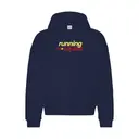 Running Club Flowing Script Flame Graphic PR Hoodie 2