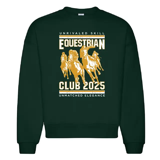 Equestrian Club Galloping Horses PR Crewneck 2