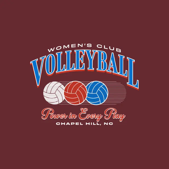 Women's Club Volleyball Triple Ball PR Hoodie