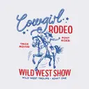 Cowgirl Trick Riding Rodeo Shirt
