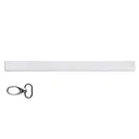 Flat lay for FP-SSL-WHITE-075-OVALCLIP (Front)